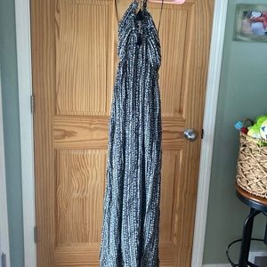 Open back maxi dress